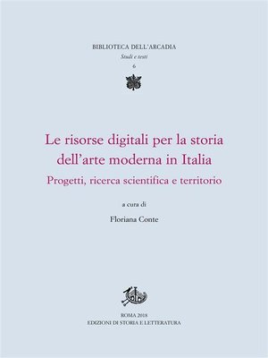 cover image of Le risorse digitali per la storia dell'arte moderna in Italia